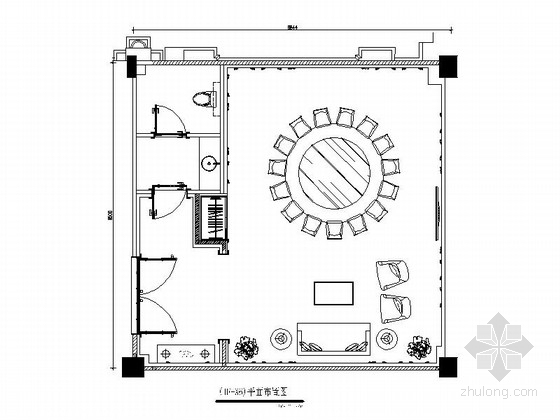 婚宴厅施工图资料下载-[天津]特色婚宴酒店小宴会厅包间装修图（含效果）