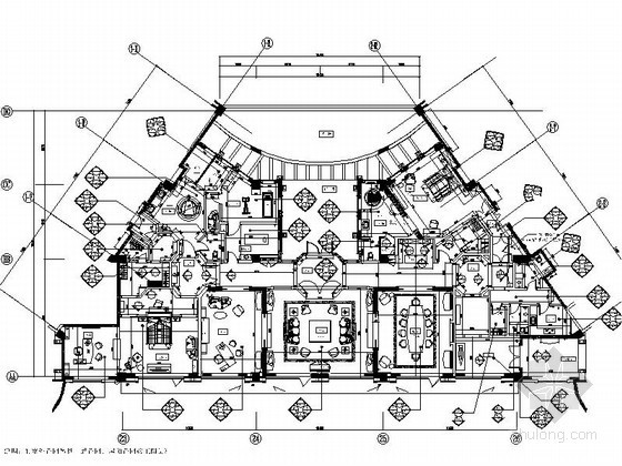 欧式套房室内设计资料下载-[深圳]古典精致总统套房室内设计施工图（含实景）
