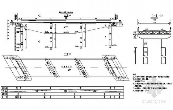 20m简支桥图纸资料下载-20m预应力空心板简支梁桥型布置节点详图设计