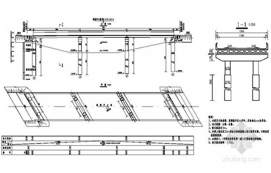 预应力空心板布置资料下载-20m预应力空心板简支梁桥型布置节点详图设计