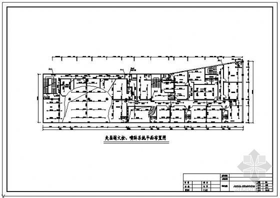 ktv消防总平面图资料下载-某ktv消防施工图纸