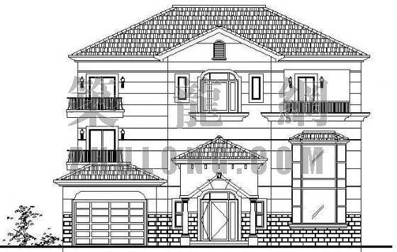 200平别墅设计CAD资料下载-别墅设计--初步方案