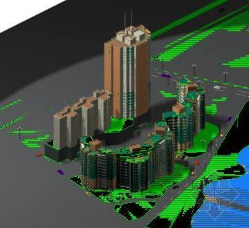 Siskiyou绿色街道资料下载-小区街道模型3