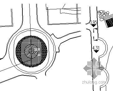 小区内广场平面图资料下载-上海某小区内小广场施工图