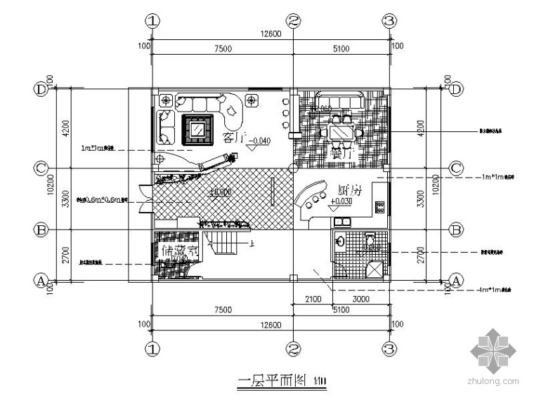 某四层别墅室内装修图（含效果）_1