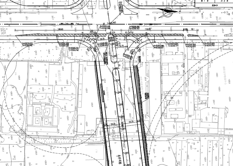 GIS及主变间隔断面图资料下载-洛阳市城市主干路道路工程施工图设计39张