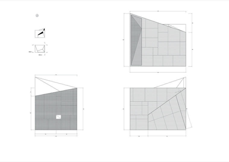 折叠！又一种非主流的空间构成手法，体块关系变化无穷~-折叠教堂：立面图