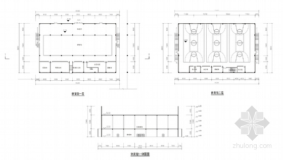 [广东]中式风格中学校园设计方案文本（含CAD、多媒体 2014年图纸）-中式风格中学校园设计方案平面图