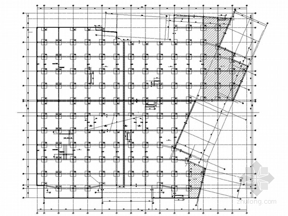 地下三层支护结构实图资料下载-地下三层板柱结构地下车库结构施工图