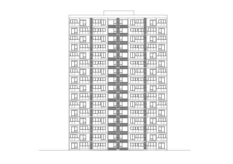商住综合体规划案例资料下载-​[上海]嘉定万达广场商住综合体高层住宅建筑施工图（CAD）