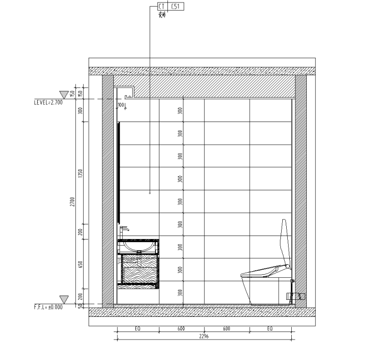 上海宝格丽酒店丨设计方案+施工图-立面图