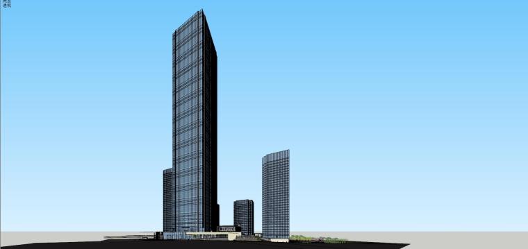 重庆ifs国金中心超高层商业综合体模型设计（2018年）-Z 20
