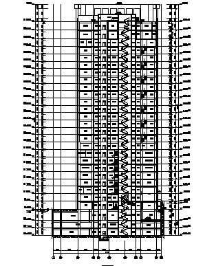 高层教学科研楼建筑施工图（含水暖电全专业图纸）