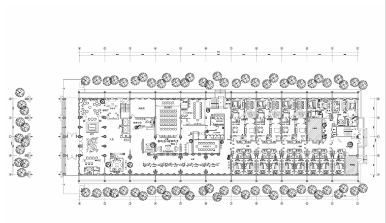 酒店平面图 筑龙学社