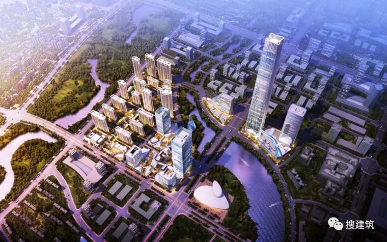 继636米绿地中心之后，绿地投资50亿再造406米“光谷第一高楼”_4