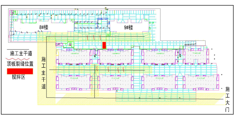 地下室顶板临时路加固方案资料下载-中航地下室顶板裂缝处理专项方案