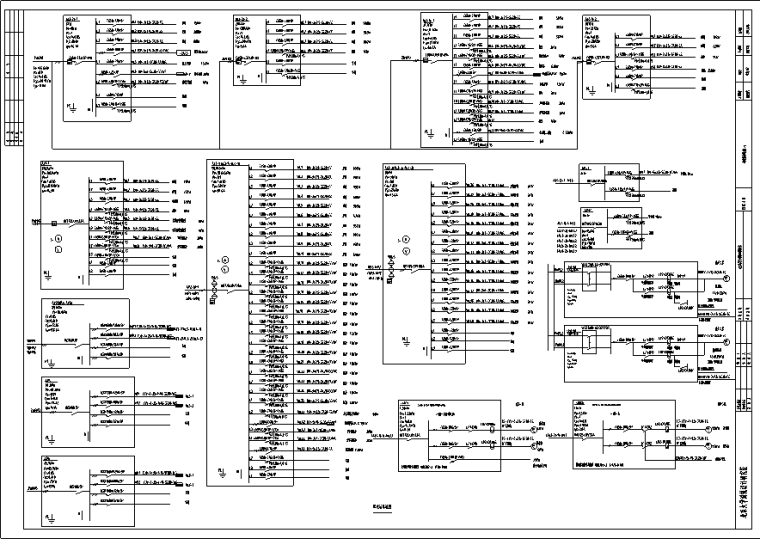三相电机断相验收标准资料下载-北京大学后勤楼电气全套施工图