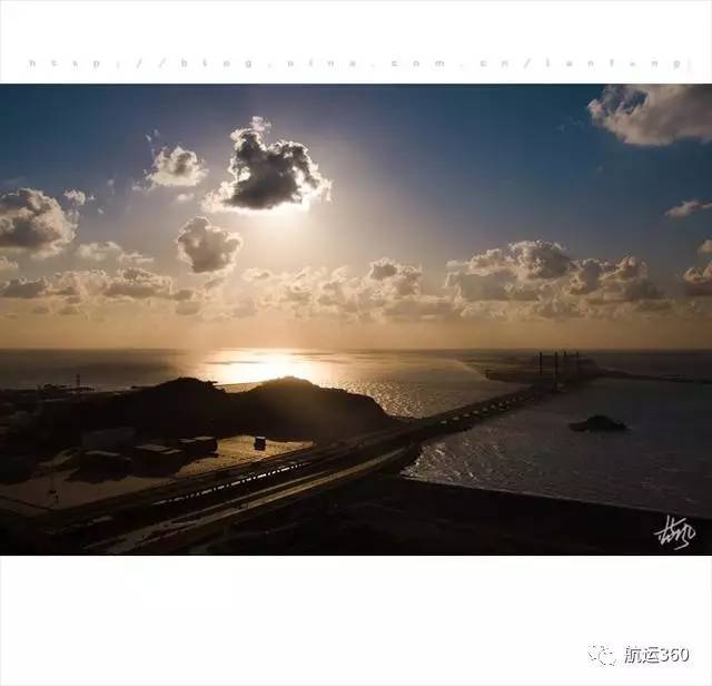 从上海洋山深水港看中国第一座外海跨海大桥——东海大桥_10