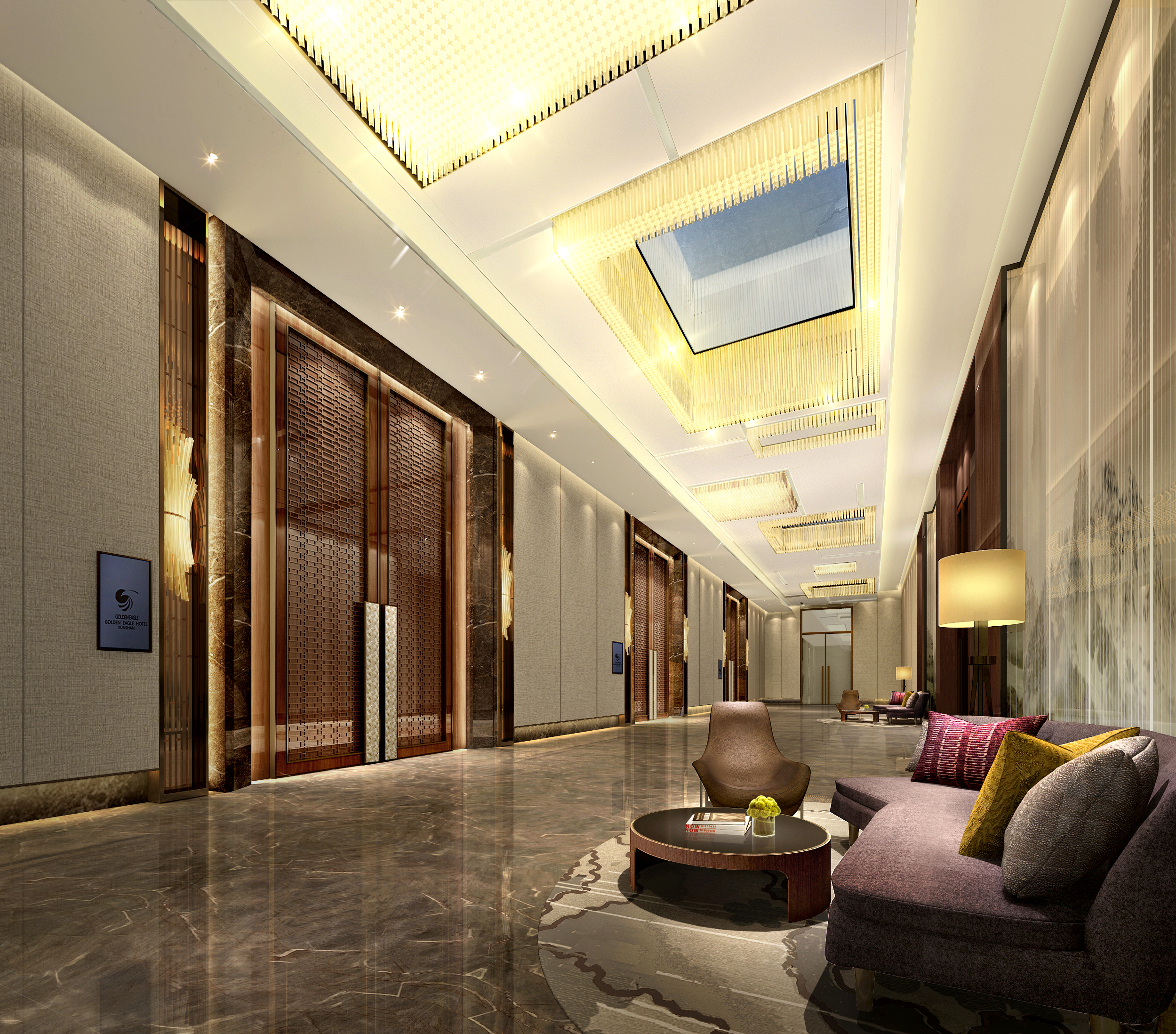尚美酒店全套施工图 概念方案 效果图-宾馆酒店装修-筑龙室内设计论坛