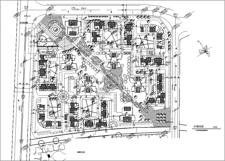 某小区多层会所建筑设计方案施工图CAD-4