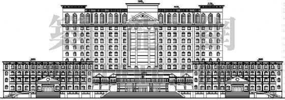 行政中心建筑设计规范资料下载-某行政中心建筑设计方案