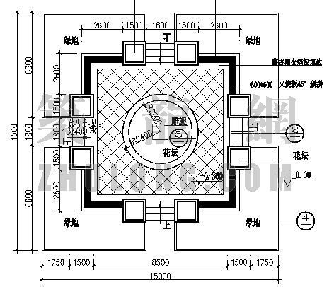 工程雕塑施工资料下载-雕塑平台施工详图