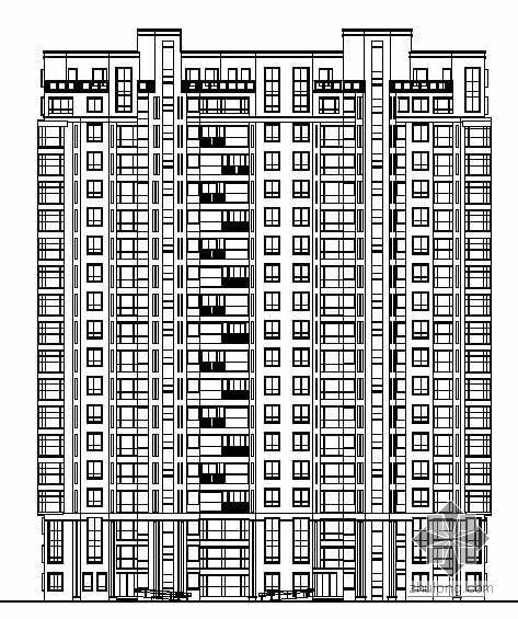 [潍坊市]某居民小区住宅楼群建筑施工图