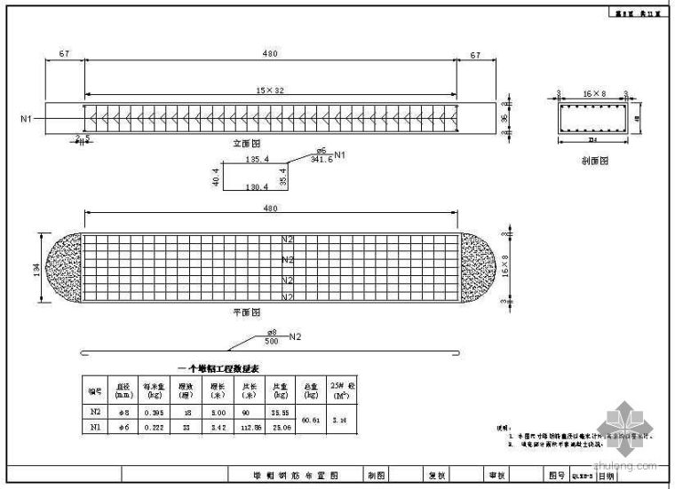 13米空心板桥通用图资料下载-2孔—13米空心板桥施工图