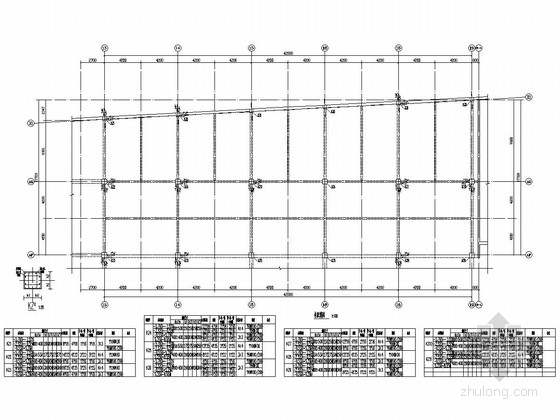 2层框架结构商场资料下载-[浙江]局部二层框架结构商业街结构施工图