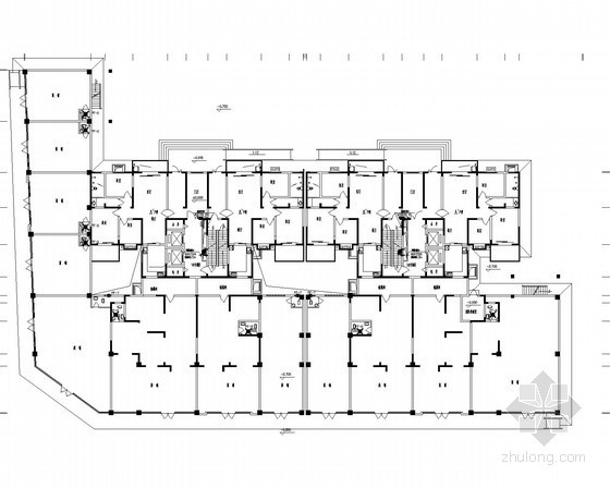 工程设计甲级资质资料下载-[陕西]高层商住楼通风防排烟系统设计施工图（甲级资质 人防设计）