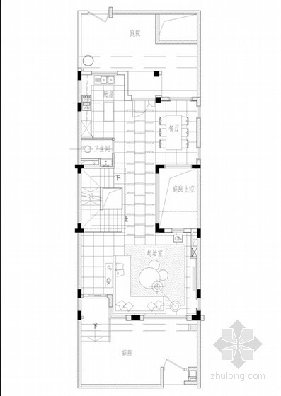 现代简洁客厅装修效果图资料下载-[上海]现代简洁样板楼设计方案含效果图