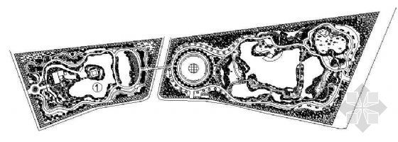 公园种植设计图cad资料下载-上海松江某公园规划种植设计图