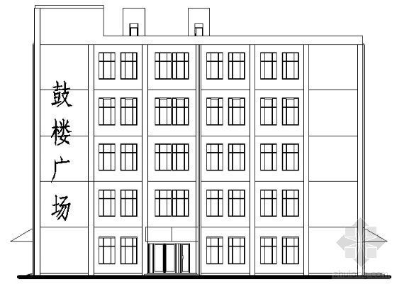 商场建筑结构施工图全套资料下载-某五层框架结构商场建筑结构施工图