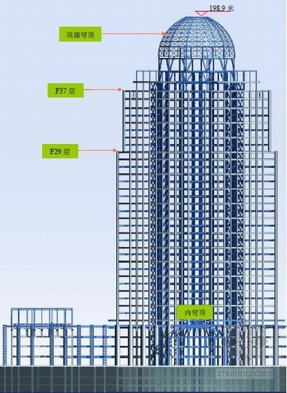 2021年钢结构施工组织设计中建资料下载-[上海]金融大厦钢结构施工组织设计（钢框架、中建）