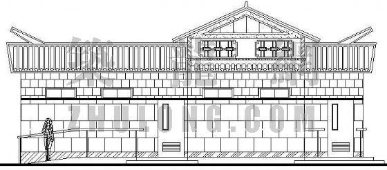 特色建筑施工图资料下载-某别具特色的公共厕所建筑施工图