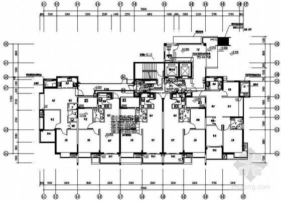 经济适用房施工图资料下载-[温州]某经济适用房5号楼消防电气施工图