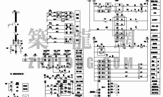 排污泵控制柜原理图资料下载-电机控制柜接线原理图