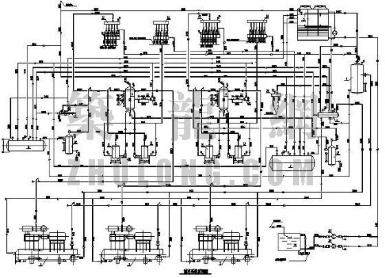 溴化锂空调制冷原理资料下载-空调制冷系统原理图