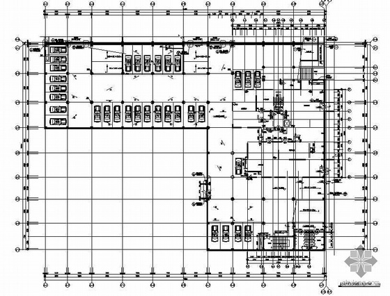 [威海市]某大底盘十六层住宅楼建筑结构水暖电施工图-3