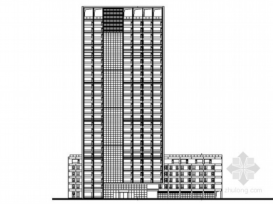某4层办公楼建施图资料下载-某二十九层办公楼建筑施工图