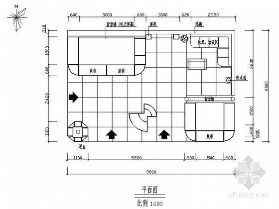 设计上海展厅资料下载-某手机展厅展示设计图