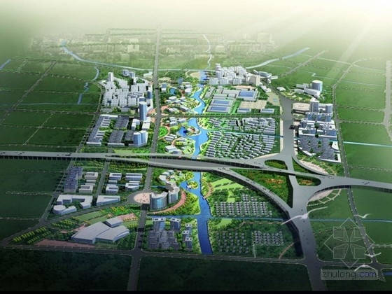 中央商务区城市设计su模型资料下载-[上海]商务区城市设计方案文本(含CAD)