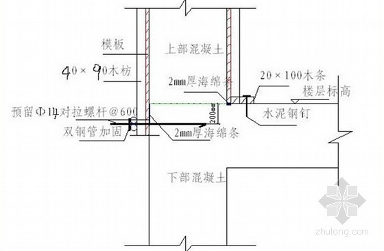 上海来福士广场办公楼资料下载-[上海]知名广场办公楼工程地下室模板工程施工方案(152页 附节点图)