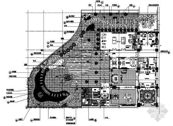 屋顶花园施工图设计说明资料下载-重庆大楼屋顶花园全套施工图
