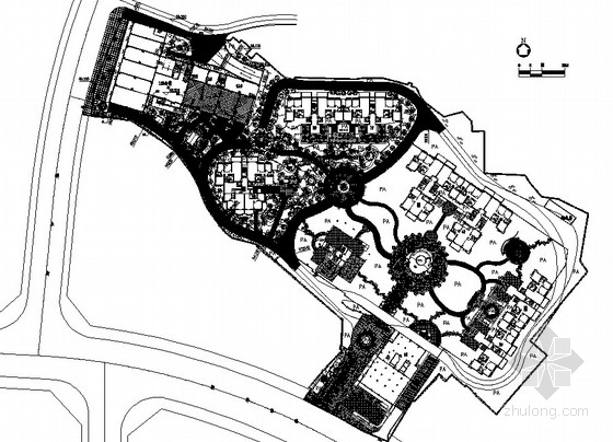 居住区绿化cad平面图资料下载-居住区环境绿化植物配置方案设计