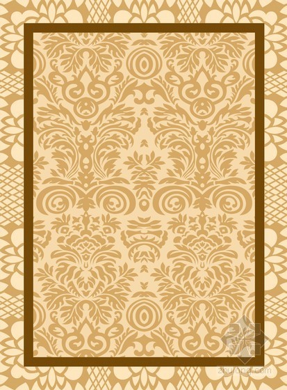 地中海地毯贴图资料下载-古典花纹地毯3D贴图下载