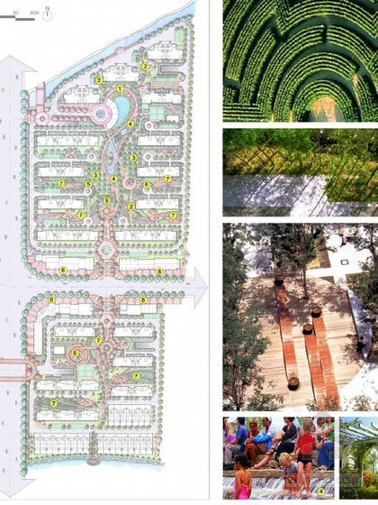 夜景照明景观规划设计方案资料下载-[上海]小区景观规划设计方案