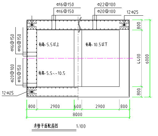 污水沉井泵站设计图资料下载-沉井施工设计图