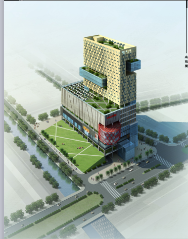 酒店平面规划设计方案资料下载-高层现代风格深圳龙华鸿硕酒店规划设计方案