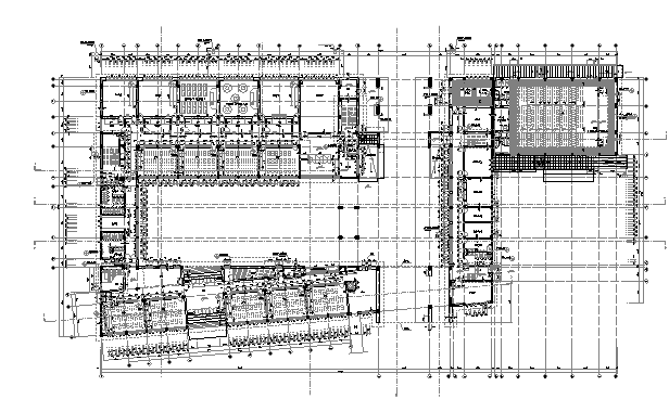 小学建筑平面资料下载-某小学教学楼平面图